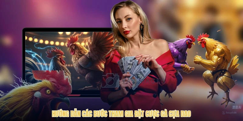 Hướng dẫn các bước tham gia đặt cược gà cựa dao
