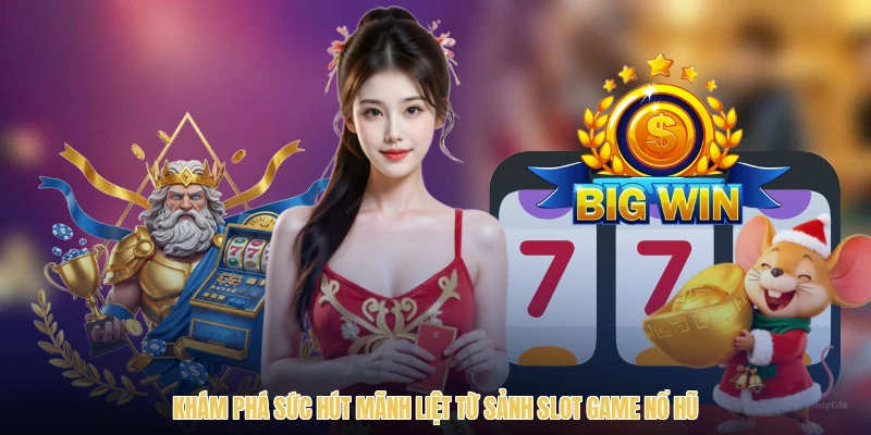 Khám phá sức hút mãnh liệt từ sảnh slot game nổ hũ
